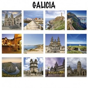 Calendario 2025 espiral mensual 7h Galicia - vista 2