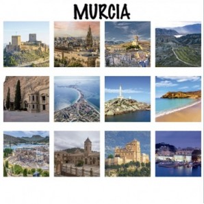 Calendario 2025 espiral mensual 7h Murcia - vista 2