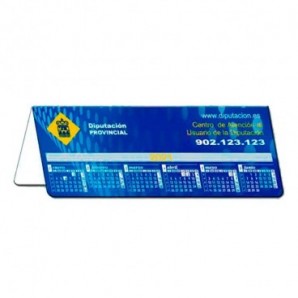 Calendario sobremesa PVC 2025