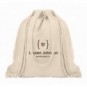 Mochila en canvas con asas largas