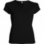 Camiseta Belice abertura en V color Negro