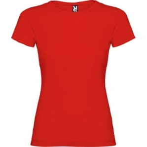 Camiseta Jamaica manga corta entallada color Rojo