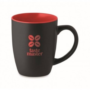 Taza cerámica bicolor 290 ml