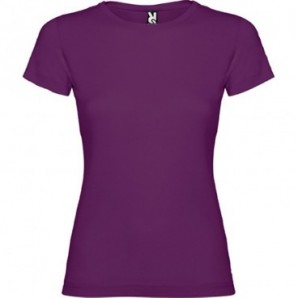 Camiseta Jamaica manga corta entallada color Púrpura