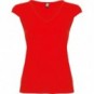 Camiseta Martinica escote en V color Rojo