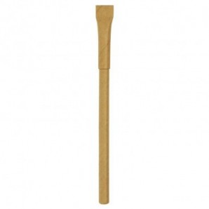 Bolígrafo giratorio de bambú en estuche