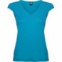 Camiseta Martinica escote en V color Azul oceano
