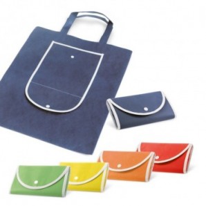 Bolsa plegable de non woven asas cortas