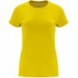 Camiseta Capri manga corta entallada color Amarillo