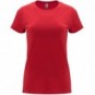 Camiseta Capri manga corta entallada color Rojo