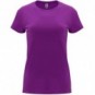 Camiseta Capri manga corta entallada color Púrpura