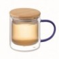 Taza borosilicato doble pared 300 ml