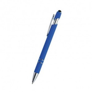 Bolígrafo de plastico Garlik Azul real