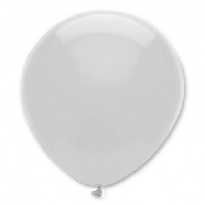 Globos de látex personalizados 35 cm diám. redondo Blanco