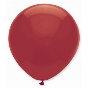 Globos de látex personalizados 35 cm diám. redondo Burdeos