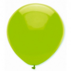 Globos de látex personalizados 35 cm diám. redondo Verde pistacho