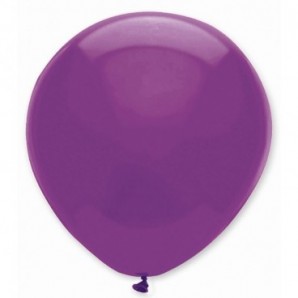 Globos de látex personalizados 35 cm diám. redondo Violeta