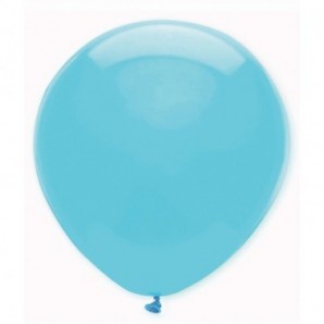 Globos de látex personalizados 35 cm diám. redondo Azul bebé