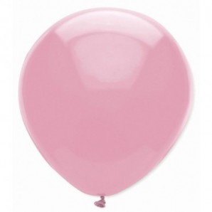 Globos de látex personalizados 35 cm diám. redondo Rosa bebé