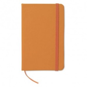 Cuaderno A6 tapa blanda a rayas Naranja