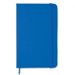 Cuaderno A6 tapa blanda a rayas Azul real
