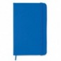 Cuaderno A6 tapa blanda a rayas Azul real