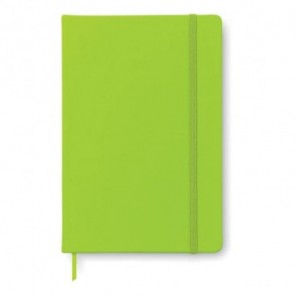 Cuaderno A5 tapa blanda a rayas Verde lima