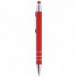 Bolígrafo de aluminio Kauri con puntero Rojo