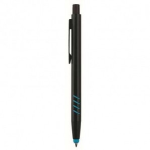 Bolígrafo de aluminio Logic laser color Azul claro