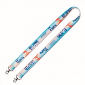 Lanyards personalizados sublimado doble clip