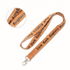 Lanyards personalizados en corcho
