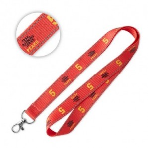 Lanyards personalizados con hilos reflectantes