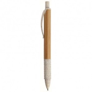 Bolígrafo de bambú y caña de trigo Natural
