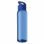 Botella de cristal con tapa y asa para colgar Azul real