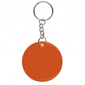 Llavero Frizy con forma de círculo Naranja