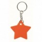 Llavero Frizy con forma de estrella Naranja