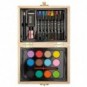 Set de pinturas en caja de madera Madera