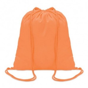 Mochila de cuerdas de algodón Naranja
