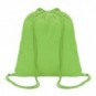 Mochila de cuerdas de algodón Verde lima