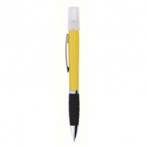 Bolígrafo de plástico con spray Gates Amarillo