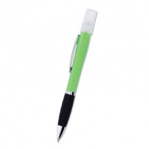 Bolígrafo de plástico con spray Gates Verde lima