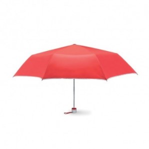 Paraguas plegable en poliéster Rojo