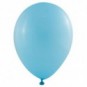 Pack globos de 25 cm + inflador manual Azul bebé