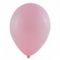 Pack globos 25 cm + varillas + inflador eléctrico Rosa bebé
