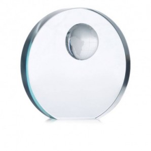Trofeo esfera cristal Transparente