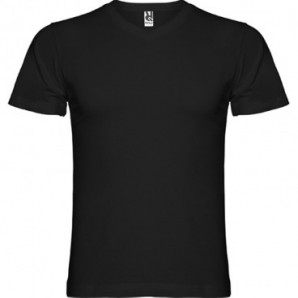 Camiseta Samoyedo 155 manga corta pico color Negro