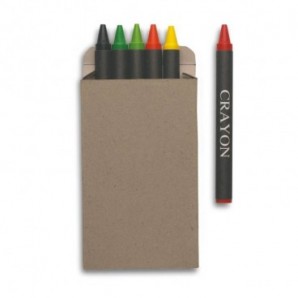Estuche 6 lápices de cera Multicolor