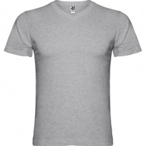Camiseta Samoyedo 155 manga corta pico color Gris vigoré