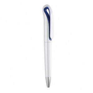 Bolígrafo de plástico cisne Azul