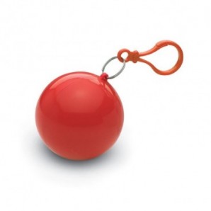 Poncho en bola redonda Rojo